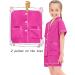 SWOMOG Kids Satin Pyjamas Set | 2 Piece Lounge Set | Short Sleeve Silk Nightwear | 10-11 Years | Rose Red - Buy Online on GoSupps.com