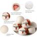 XL Cute Cat Face Wool Dryer Balls - Handmade Reusable Fabric Softener | Organic Shorten Drying Time | 3 Pack for 1000+ Loads - Buy Online on GoSupps.com
