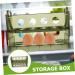 Zerodeko Egg Storage Box Plastic Serving Tray Egg Container for Refrigerator Clamshell Multi-layer Egg Box - Buy Online on GoSupps.com
