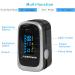 WRINERY Oxygen Saturation Monitor - Portable Pulse Oximeter Fingertip with OLED Display O2 Saturation Monitor Includes Batteries & Lanyard (Royal Black-Silver) - Shop Internationally - Buy Online on GoSupps.com