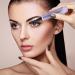 Heat Lash Curler | Rechargeable Eyelash Curling Tool | Cordless Heat Lash Curler Brush Lashes Heating Wand Portable Eyelash Curler Suitable for Thick and Thin Eyelashes Purple - Buy Online on GoSupps.com