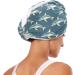 Blue Cute Whales Hair Towel 2 Pack | Super Absorbent Quick Dry Hair Turbans for Women & Girls - Buy Online on GoSupps.com