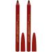 Maybelline New York Makeup Expert Wear Twin Eyebrow Pencils and Eyeliner Pencils  Velvet Black Shade  2 Count (Pack of 1)