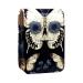 Lipstick Case Leather Lip Gloss Lipstick Organizer with Mirror Mini Lipstick Holder Bag Colorful Butterfly and Skull Pattern J415l0jdwz