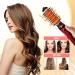 Hot-Air Hair Brushes 3-in-1 Hot Air Styler and Rotating Hair Dryer for Dry Hair Curl Hair Straighten Hair with 2 Interchangeable Brushes 3 Temperature Settings for Dry and Wet Hair - Buy Online on GoSupps.com