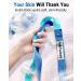 Tumaz Stretching Strap - 10 Loops Non-Elastic Yoga Strap - Blue - Home Workout Physical Therapy, Yoga, Pilates - Extra Thick, Durable, Soft - Buy Online on GoSupps.com