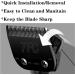 Detachable Steel Pet Clipper Blades Size-7FC | 1/8 (3.2mm) Cut Length | Compatible with Andis, Oster, Wahl | Steel & Stainless Steel Blade | Black - Buy Online on GoSupps.com