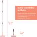 Useful CO Extendable Lint Roller for Animal Hair - 16cm to 110cm Includes 1 Roller & 4 Refill Packs (Pink) - Large Lint Roll for Sticky Leaves & Soil | International Shipping - Buy Online on GoSupps.com