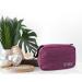 Cooja Wash Bag Hanging Toiletry Bag for Women - Makeup Travel Washbag with Hook & Handle + 2 Drawstring Bags - Violet - Buy Online on GoSupps.com