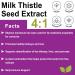 Milk Thistle Powder 100 Percent Pure 4 to 1 Concentrate Herbal Supplement to Support Detox and Body Cleansing (8 Ounce) - Buy Online on GoSupps.com