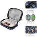 Buy Pfrewn 7 Day Pill Organizer - Colorful Butterflies & Flowers Travel Vitamin Case | Portable Weekly Medicine Pouch - Buy Online on GoSupps.com