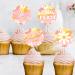 Fangleland Pool Party Birthday Cupcake Toppers Decorations for Girl Groovy 70s Hippie Retro Theme Hello Summer Cake Decorations 24Pcs Cupcake Toppers Picks Baby Shower Party Supplies - Buy Online on GoSupps.com