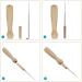 Quwei 63-Piece Felting Needle Set with Wool Felt Tools, Clear Bottles, and Wooden Handles - Buy Online on GoSupps.com
