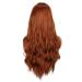PORSMEER Auburn Red Brown Long Curly Wig for Women | Natural Copper Synthetic Hair | Perfect for Cosplay & Parties - Buy Online on GoSupps.com