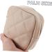 Mini Leather Bracers Makeup Kit Storage Bag - Portable Multifunctional Organizer for Lipsticks, Period Pouch, and Cosmetics - Beige 13x13cm - Buy Online on GoSupps.com