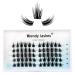 Individual Lashes C Curl Cluster Lashes 0.07mm 15mm DIY Lash Extensions Wide Stem Individual Eyelash Clusters Reusable Soft and Wispy Clusters Eyelash Extensions(FD-D33-0.07-C-15) RR-15mm D33-0.07-C