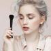 Baluue Powder Brush Double Ended Makeup Brush U Shaped Nose Contour Brush Face Brush Makeup Tool Black - Buy Online on GoSupps.com