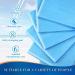 SOFYFINE Disposable Underpads 23x36 (100 Count) - Ultra Absorbent Waterproof Incontinence Pads for Women, Adults, Seniors, Kids, and Pets - Blue (45g/Piece) - Buy Online on GoSupps.com