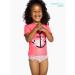 Simple Joys by Carter's Toddler & Baby Girls' 2-Piece Rashguard Set, Pink Anchor Print/Salmon Pink Crab, 5 Years - Buy Online on GoSupps.com