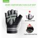 Trideer Breathable Weight Lifting Gloves with Wrist Straps - Grey, Large - Buy Online on GoSupps.com