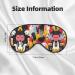 Shop Dogs Pattern Soft Sleep Eye Mask | Breathable Travel Eye Patch for Women | Relaxation Essential - Buy Online on GoSupps.com
