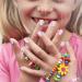 120-Piece Kids Fake Nails Set | Cute Full Cover Short False Fingernails for Girls | Children's Artificial Nail Tips for Decoration - Lovely Pattern - Buy Online on GoSupps.com