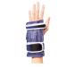 Magic Gel Wrist Ice Pack Wrap - Hot or Cold Hand Brace with Gel Pack - Wrist Band Heating or Cooling Compression for Right or Left Hand - Adjustable Straps - Blue