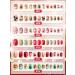 Kalolary 288PC Christmas Press-On Nails for Kids | Fun 3D Santa Snowman Tree Designs | Holiday Nail Art Decoration - Buy Online on GoSupps.com