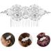 OATIPHO Bridal Wedding Hair Side Comb Rhinestones Hair Pieces Bride Hair Jewelry for Brides Bridesmaids Women Girls Silver - Buy Online on GoSupps.com