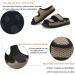 Extra Wide Diabetic Foot Shoes | Unisex Adjustable Slippers & Sandals for Swollen Feet Plantar Fasciitis Arthritis - Khaki 7.5 Women - Buy Online on GoSupps.com