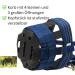 AMKA Muzzle for Horses - Adjustable Feeding Stop with Rubber Insert | Dark Blue Sizes Available - Buy Online on GoSupps.com