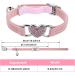 Shop Cobee Bling Heart Cat Neck Band - Adjustable Rhinestone Pet Collar with Bell for Small Cats & Dogs - Pink/Black - Buy Online on GoSupps.com