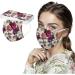 Lulupi 10-Piece Floral One-Way Adult Mouth Protection Mask - Elegant Breathable Neck Scarf for Women - Buy Online on GoSupps.com