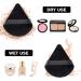 Make Up Sponge Set with Powder Puff Triangle 6 Pieces Makeup Sponges Beauty Sponge Black for Blending Liquid Foundation Powder Reusable Soft Powder Puff - Buy Online on GoSupps.com
