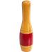 Hey! Play! Lawn Bowling Game/Skittle Ball Set - Indoor & Outdoor Fun for Toddlers, Kids & Adults - 10 Wooden Pins, 2 Balls & Mesh Bag (11 Inch) - Buy Online on GoSupps.com
