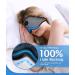 Bluetooth Sleep Headphones & White Noise Sleep Mask | 3D Eye Mask with 38 Soothing Sounds | 16hrs Playtime | Light Blocking | Auto-Off Timer | Best Sleep Accessory - Buy Online on GoSupps.com