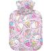 Naanle Unicorn Ice Cream Heat Bottle - 1L Transparent Hot Water Bottle for Pain Relief & Therapy | Ideal Bed Hand & Feet Warmer - Buy Online on GoSupps.com