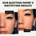 Activated Bamboo Charcoal Oil Blotting Sheets for Face - 100 Sheets for Oily Skin Control with Oil Absorbing Roller - Clears Sebum Instantly - Buy Online on GoSupps.com