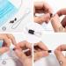 200Pcs Silicone Cord Locks for Face Masks - Adjustable Earloop Toggles for 1/4 1/8 Inch Elastic - Buckle Adjustment Accessories for Adults & Children - Buy Online on GoSupps.com