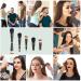 Falliny 4 in 1 Double Ended Makeup Brush Set - Portable Travel Foundation & Powder Brush for Blending Liquid & Powder Cosmetics - Buy Online on GoSupps.com