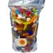 1kg Gummy Fruity Jelly Sweets Mix - Resealable Bag, Fresh & Tasty Candybae - Perfect Retro Sweet Gift - Buy Online on GoSupps.com