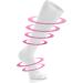 Weekend Peninsula Compression Stockings - 5 Pairs Knee Socks for Travel Sports & Pregnancy - Unisex Medical Support S-M (3 Black + 2 White) - Buy Online on GoSupps.com