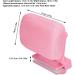 HYEIUIRA Kids Sitting Posture Corrector Ergonomic 7 Forward Tilt Desk Writing Posture Corrector Detachable Nap Pillow with Holder (Pink) - Buy Online on GoSupps.com