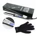 Rendezvous Professional Titanium Flat Iron - Extra Long Curved Plates Adjustable Temp (270-450F) - Fast Heating Dual Voltage Hair Straightener & Curler for All Hair Types - Buy Internationally - Buy Online on GoSupps.com