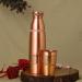 Copper Water Bottle 900ml with Tumbler | Joint-Free & Leak-Proof for Ayurvedic Health Benefits - Buy Online on GoSupps.com