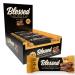 Blessed Vegan Protein Bars - Plant Based Protein Bars Low Calorie High Protein Meal Replacement Bar - Dairy Free Nutritious Vegan Snacks - 12 Pack Choc Peanut Caramel