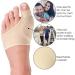 Bunion Corrector Sleeve with EuroNatural Gel - Orthopedic Toe Straightener and Metatarsal Pad for Bunion Relief, Hammertoe, Hallux Valgus - Small Size - Buy Online on GoSupps.com