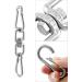 Buy QWORK 4-Stranded Punching Bag Suspension Chain - Durable Stainless Steel 50cm Length 360 Rotation 70kg Capacity - Ideal for Boxing Bags - Buy Online on GoSupps.com
