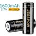 18500 Rechargeable Batteries - IMR 1600mAh Li-ion Battery (3.7V) for Flashlights & Solar Garden Lights - 4 Pack - Buy Online on GoSupps.com
