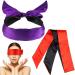 Healifty 2Pcs Blindfold Mask Satin Eye Mask Sleep Mask Soft Blindfold for Play Adult Blindfold for Meditation Adults Couples Lovers